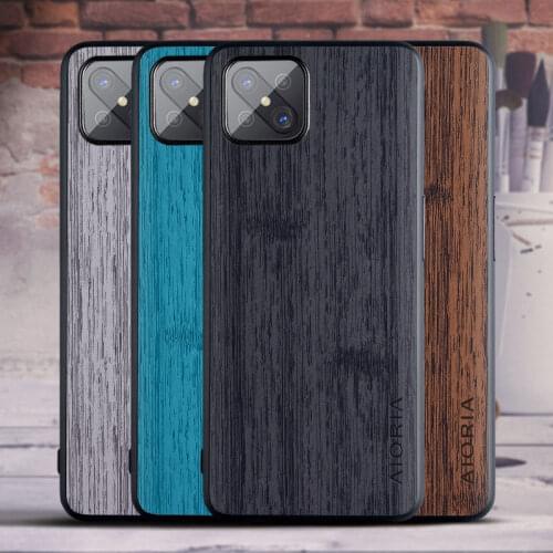 Case for Oppo Reno4 Z 5G A92s Vintage design soft TPU with PU leather skin 2in1 material coque fundas covers case for Reno 4Z 5G