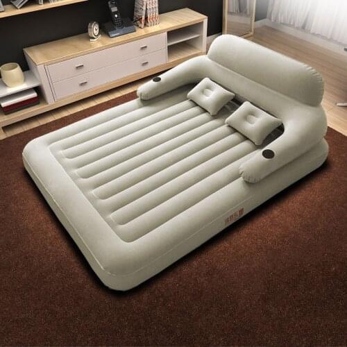 Eco-friendly Multifunctional Home Double Person Air Mattress Folding Lunch Break Bed Outdoor Thickening Inflatable Sofa Bed