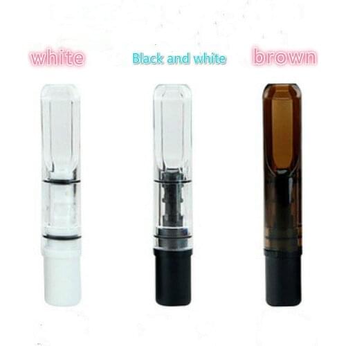 BRIDAY 1PCS Cigarette Tip Filter Can Be Cleaned and Recycled Dual Filter Cigarette Tip 3 Colors Reusable Cigarette Accessories