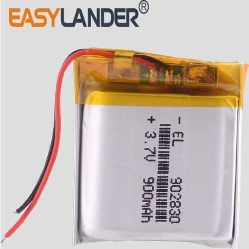 Good Qulity 3.7V,900mAH,902830 Polymer lithium ion / Li-ion battery for TOY,POWER BANK,GPS,mp3,mp4