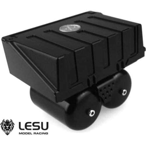 LESU Metal Spare Part Battery Tank for DIY 1/14 Tamiya MAN RC Tractors Trucks Cars Model TH02352-SMT3