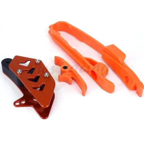 Motorcycle Orange Chain Slider Swingarm Guide Set For KTM SX SXF 125 150 200 250 350 450 525 2011-2015 11 12 13 14 15