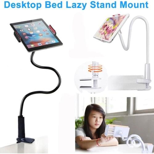 Tablet Holder Stand 360º Lazy People Bed Flexible Arm Long Mount Stand Holder For iphone iPad Samsung Xiaomi Android Tablet