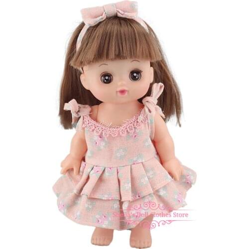Fashion Lovely new Striped Jumpsuit for 25cm Mellchan Baby Doll Clothes Accessories
