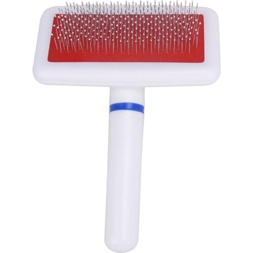 Steel Needle Comb for Dog Cat Yokie Gilling Brush Dog Rake Comb Massage Grooming Tools Pet Brush Dog Accessories