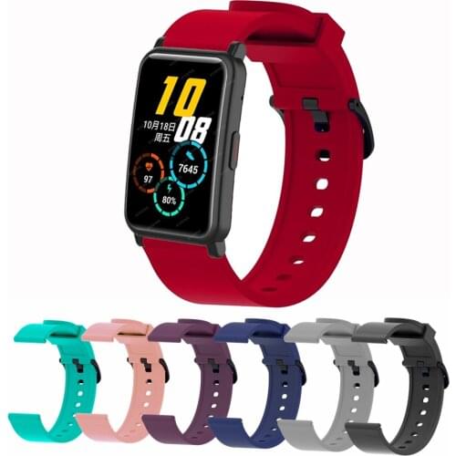 20mm Soft Silicone Strap For Huawei Honor Watch ES Bracelet Sport Watchband For Haylou LS02 For Amazfit Bip S Wrist Strap