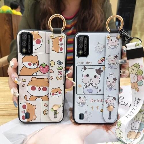 For Woman Shockproof Phone Case For Itel A26/A37 For men Cover Anime For Girls Black Case Anti-knock