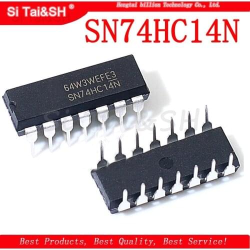 10PCS SN74HC14N DIP-14 SN74HC14 DIP 74HC14N DIP14 74HC14 new and original IC