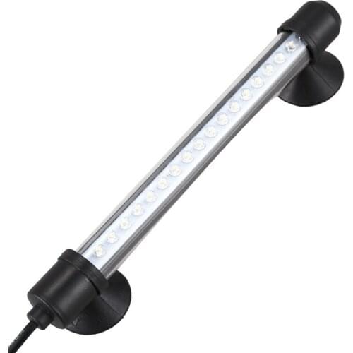 18 LED Strip Light Aquarium Fish Tank Submersible Underwater Light White