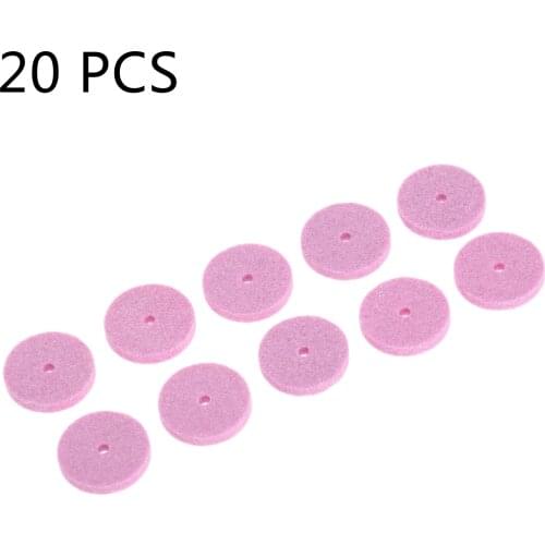 20 Pcs 20mm Mini Drill Grinding Wheel Polishing Pad For The Bench Grinder with Flex Shaft