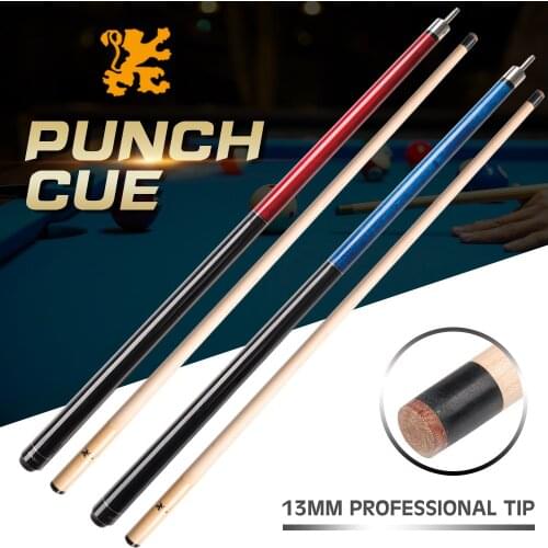 ADAMII Billiard Punch Cue 13mm Tip Maple Shaft Uni-Lock Quick Joint Smooth Wrap Professional Break Cue Strong Powerful Kit Stick