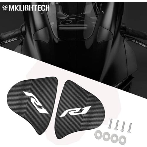 MTKRACING Aluminum Mirror Hole Cover Plug Decorative Cap Mirror Driven Eliminators For YAMAHA YZFR1 YZFR1M YZF R1 R1M 2020-2021