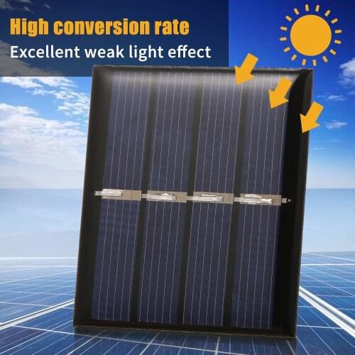 DIY Mini Solar Panel Module With Lines Solar Cell 188*78.5MM PET Polycrystalline Silicon For Solar Lights 0.36W/2V