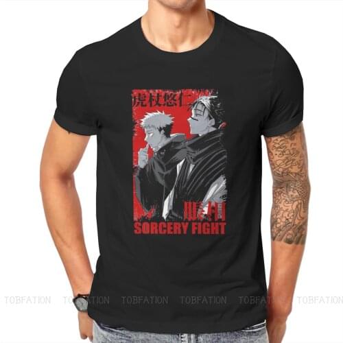 CHOSO AND ITADORI YUJI Jujutsu Kaisen Anime T Shirt Vintage Fashion Oversized O-Neck TShirt Top sell Harajuku Mens Clothing