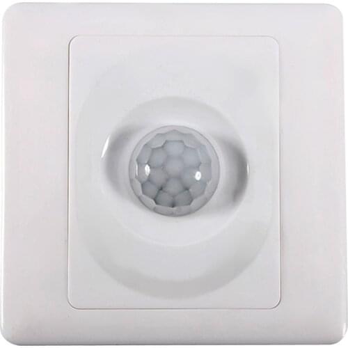 PIR Infrared Motion Sensor Switch 110V 220V Automatic Module Light On Off LED Recessed Wall Lamp Bulb Switch