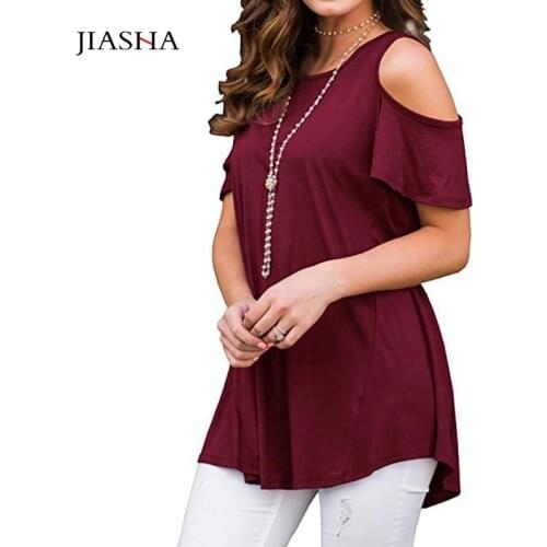 JIASHA Short Sleeve Women's T-Shirts