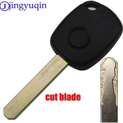 Jingyuqin cut blade 1 Buttons Remote Blank Car Key Shell Case Cover Fob For Honda Odyssey Uncut Blade