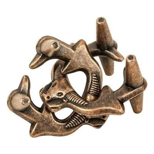 Classic Metal Brain Teaser Puzzles Game Toy for Adults and Kids