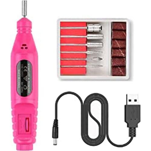 Nail Pen Polisher USB Interface Electric Nail Drill Machine Kit Nail Gel Remove Machine Manicure Machine Mill For Manicure