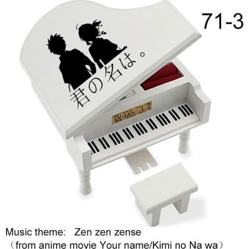 Mononoke lilium Your name totoro howl ponyo kiki princess music Box mechanical anime fans Birthday Christmas Gift New Year Gift