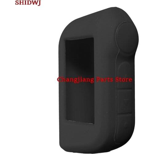 New A93 Car Alarm LCD Remote Control Drop shipping Russian Version Key Case Key Fob Chain Starline A93
