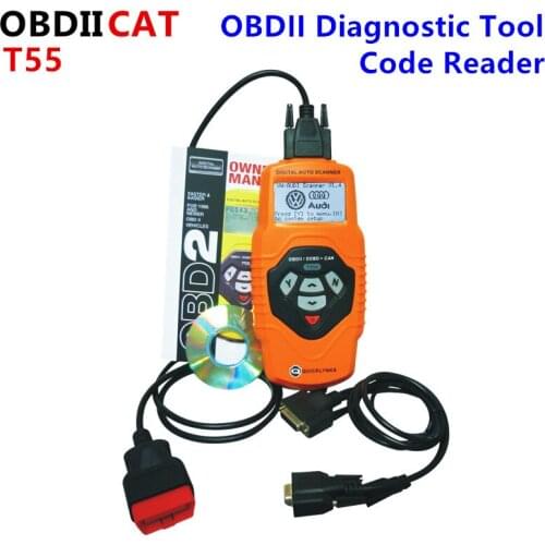 OBDIICAT Quicklynks T55 Auto OBD2 EOBD/OBDII +Can Scanner Diagnostic Tools Code Reader Scan tools OBD Auto Diagnostic tool