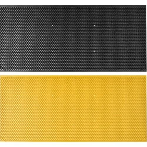 10PCS/Lot Plastic Honey Foundation Comb Sheet Comb Honey Square Frame Bee Wax Foundation Beehive Frames Base Sheets Beekeeping