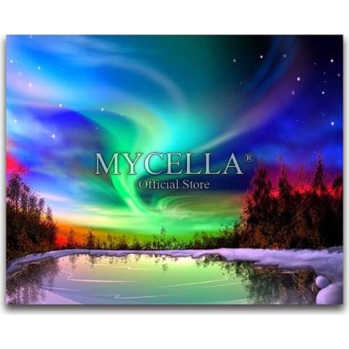 Full Square Diamond Mosaic Star Sky 5D DIY Diamond Embroidery Fantasy Night Diamond Painting Cross Stitch Color Galaxy