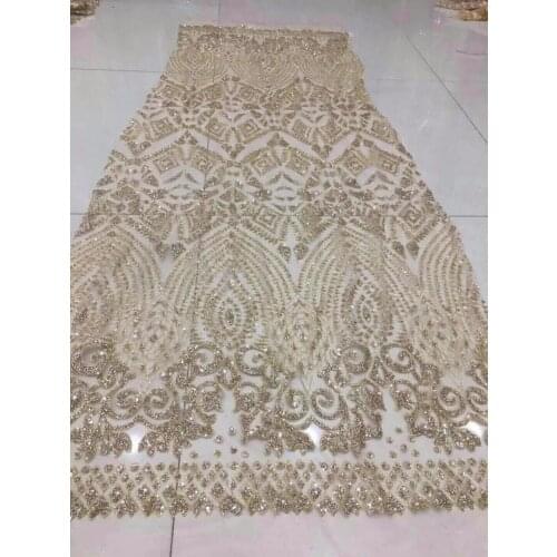 Glued glitter african Tulle lace for nice dress z-han6234 modern design french net lace fabric