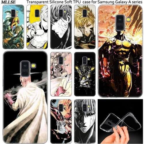 Hot Anime Bleach One Punch Man Silicone Case For Samsung Galaxy A50 A30 A10 A40 A6 A8 Plus A20 E A5 A7 2018 2017 2016 Note 9 8