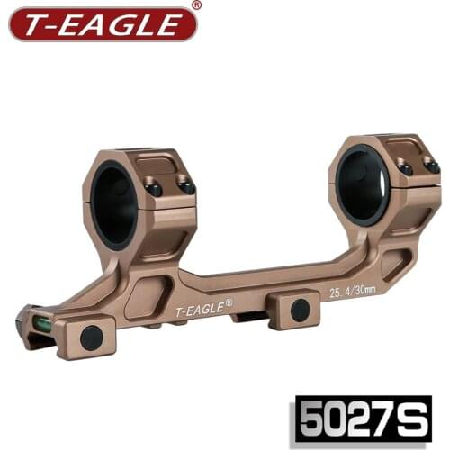 T-EAGLE 5027S Mount Tactical Adjustable One Piece Picatinny Rail Scope Mounts Hunting Accessories Fit 25.4mm 30mm Scope Rings