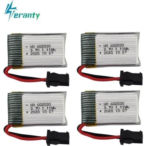 1S 3.7V 300mah Lipo Battery 602030 for 9610E 9604E Remote Control Car High Speed RC Racing Child Toy Mini Car Spare Parts
