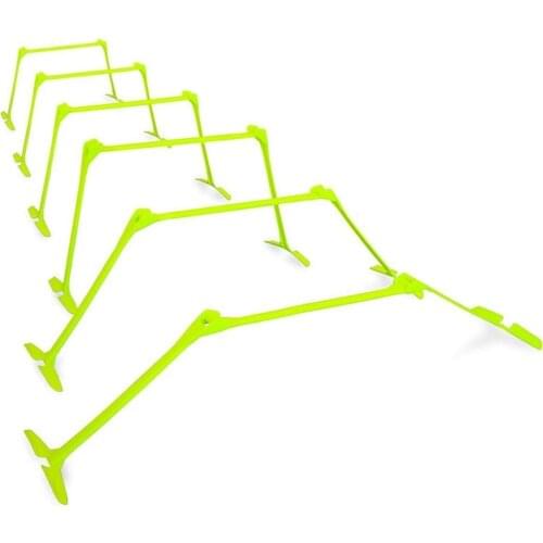 5PCS Football Training Hurdles Soccer Agility Speed Training Aids Height Adjustable Hurdles Sports Training Barrier Equipments