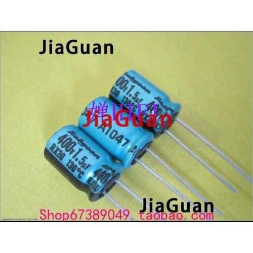 50PCS NEW RUBYCON RX30 400V1.5UF 8X11.5MM Electrolytic Capacitor rx30 1.5uF/400V 130 degrees Rubycon rx30 1.5UF 400V