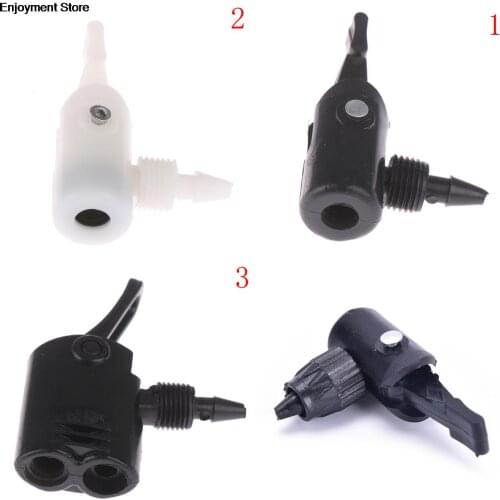 1PC Bicycle Pump Nozzle Hose Adapter Double Head Pumping Parts Accessories Valve Converter Bicycle