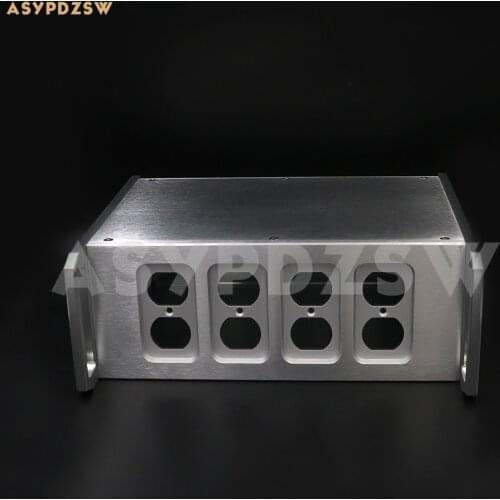 Aluminum US AC Power Distributor 8 outlet Power supply box With handle chassis