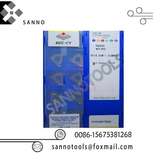 Free shipping! High quality 10pcs/lots threading blade tools YBG201 RT11.01N-2.00GM cnc carbide threading inserts