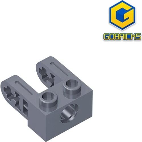 Gobricks GDS-1073 Technical, Brick 1 x 2 with Hole and Dual Liftarm Extensions compatible 85943 pieces of childrens toys