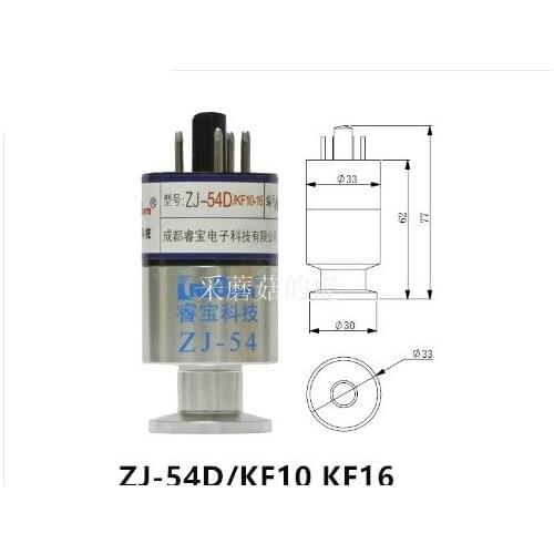 ZJ-54D heat couple regulator vacuum regulator resistor regulator vacuum gauge KF16 interface