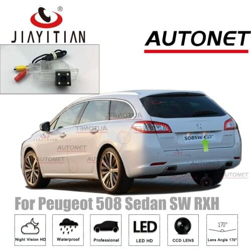 JIAYITIAN Rear View Camera For Peugeot 508 sedan 508 SW 508 RXH 2011~2018 Night Vision CCD/ Backup Camera license plate camera