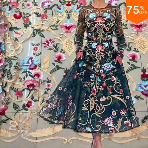 New bride Star sky powderful design most colorful Luxury elegant embroidery lace for Dress design competition design competition