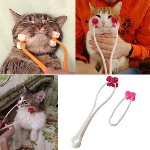 Cat Massage Tool Cat Thin Face Massager Cat Feet Legs Massager Health Care Grooming Tool for Cat Pet Grooming Supplies Products