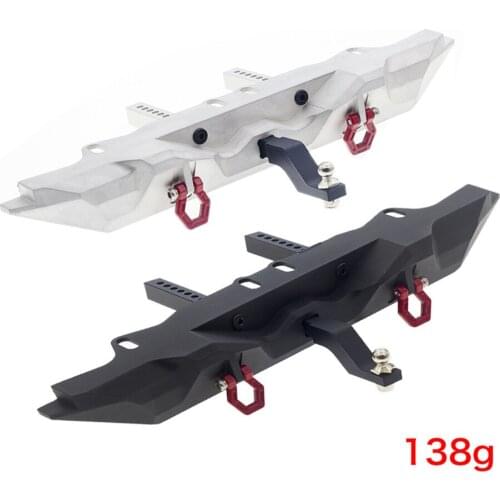 RC Car Metal Rear Bumper Anti-collision Protective Bar with Hook for Axial SCX10II / SCX10III for TRX4 90046 RC Car Upgrade Part