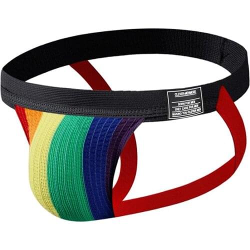 Mens Underwear Men Sexy Briefs Jockstrap Penis Pouch Cuecas Man Panties Thongs Underpants G String Elastic Waistband Slip Homme