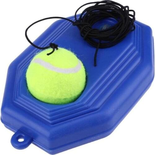 Portable Tennis Single Self Training Base Rubber Sparring Device Ball Holder