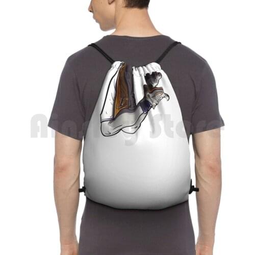 Backpack Drawstring Bags Gym Bag Waterproof Sports Basketball James Jobe Bryant Aj Photo Legend Mvp