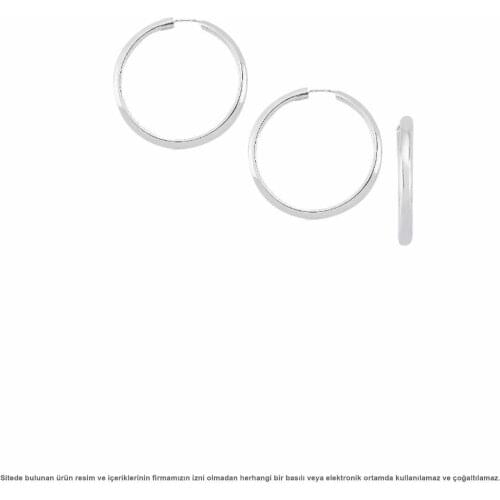 Silver Medium Size Ring Earrings