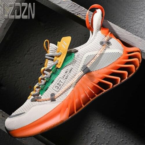 Running Shoes For Mens Casual Sports Air Popcorn Foam Leisure Junior Male Sneakers Tennis Trainers Summer Basketball Soft Light