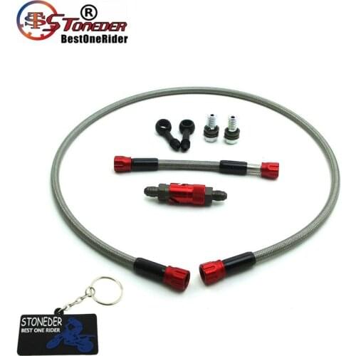 STONEDER Front Brake Hose Line Quick Release Adapter Kit For Pit Dirt Bike Motard
