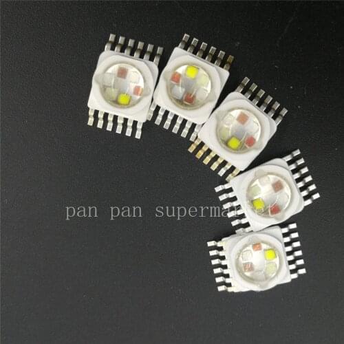 RGB RGBW RGBWY RGBWYV High Power LED Chip 3W 4W 15W 18W Colorful DIY molding LED Stage lights Source 4pin 6pin 8pin 10pin 12pin
